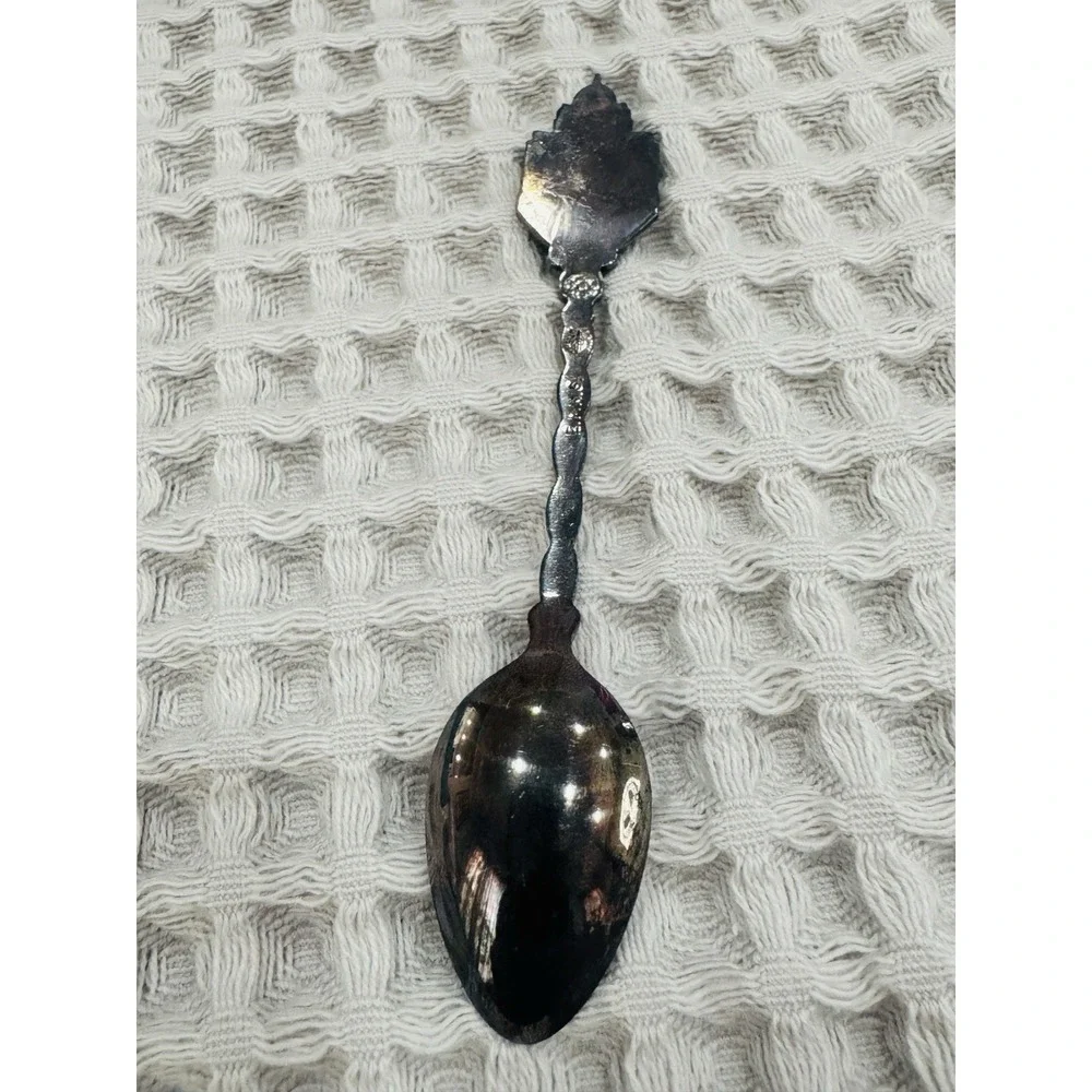 Vintage Victoria BC Parliament Building Souvenir Spoon Silver Tone